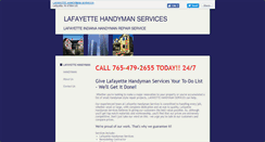 Desktop Screenshot of handymanlafayette.com