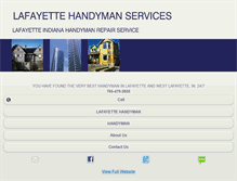 Tablet Screenshot of handymanlafayette.com